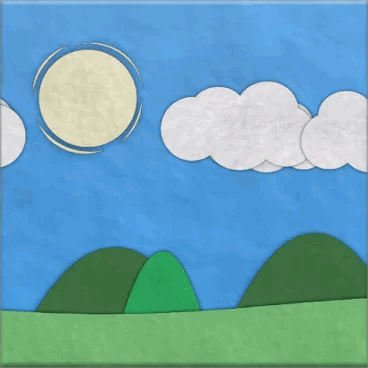 Android 軟體《Paperland Live Wallpaper》會隨白天黑夜改變的超可愛動態桌布