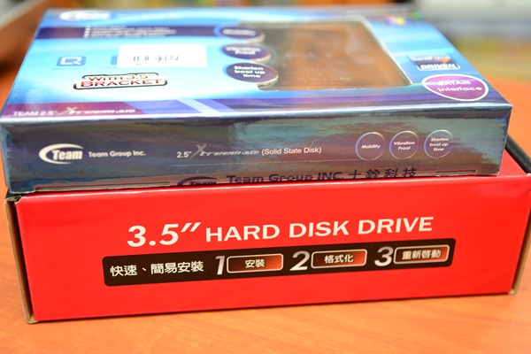 《開箱文》SSD固態硬碟「十銓Team Xtreem S3 60G」及3.5吋硬碟「日立1TB」