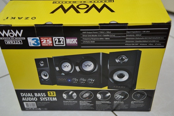 《開箱文》OZAKI WR325三件式喇叭，音質還蠻不錯的