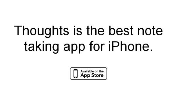 iOS 軟體《Thoughts 2》簡約風格筆記軟體，小螢幕也可以輕鬆做筆記