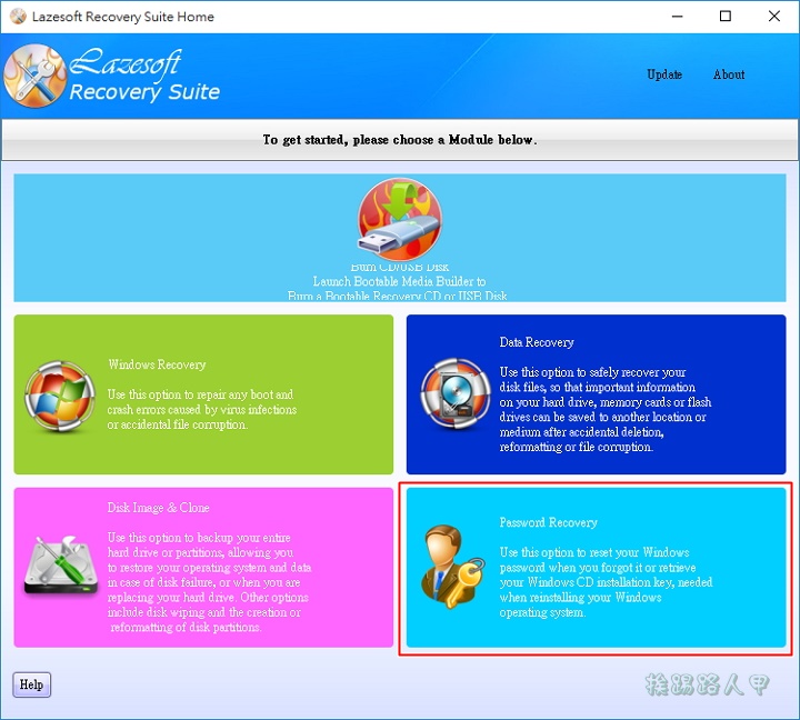 輕鬆破解Windows 7/8/10密碼工具 - Lazesoft Recovery Suite 輕鬆破解Windows 7/8/10密碼工具 - Lazesoft Recovery Suite