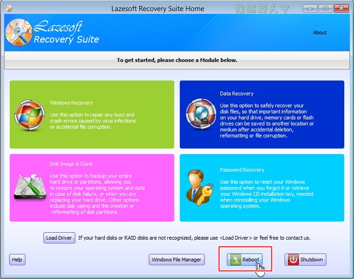 輕鬆破解Windows 7/8/10密碼工具 - Lazesoft Recovery Suite 輕鬆破解Windows 7/8/10密碼工具 - Lazesoft Recovery Suite