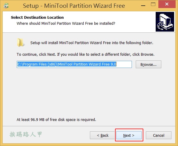 免費硬碟分割區調整工具 - MiniTool Partition Wizard 9