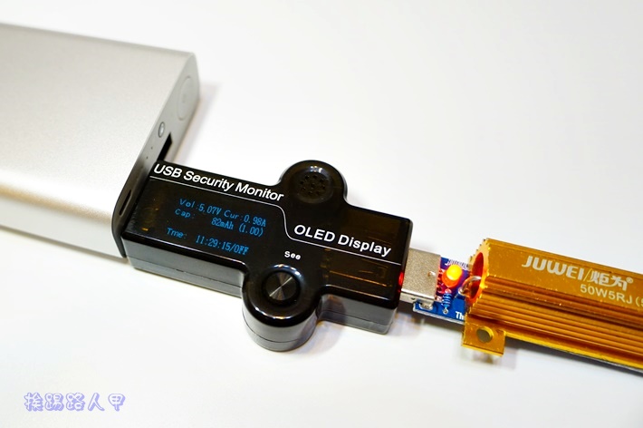 可偵測 QC 2.0 的「AnJie xp」USB電壓電流檢測器