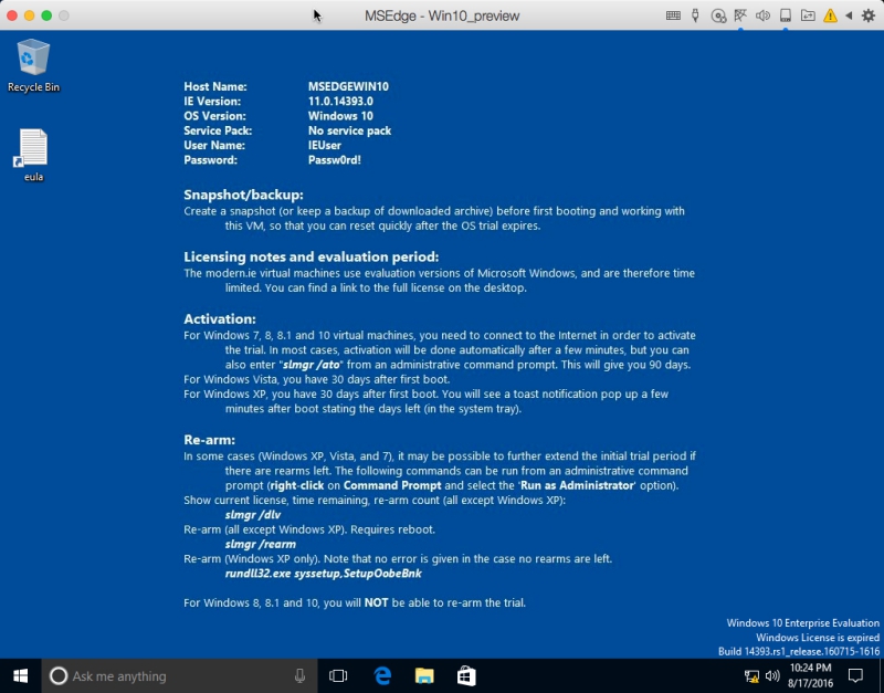 微軟提供 Windows 7、8、10 測試用的虛擬機器檔案免費下載