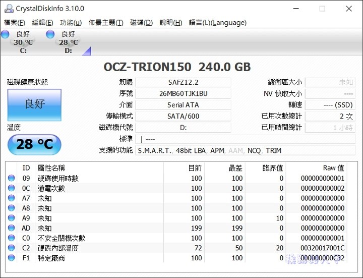 經濟實惠的 OCZ TRION 150 240GB TLC SSD 固態硬碟