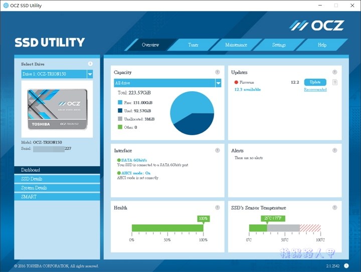 經濟實惠的 OCZ TRION 150 240GB TLC SSD 固態硬碟