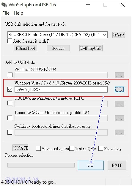 製作 USB 多重系統選單式的開機碟工具 – WinSetupFromUSB