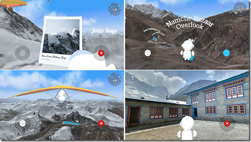 [Google 出品] 3D地圖結合實境的手遊 App 當雪人探索喜馬拉雅山 (順便複習四款地圖類益智遊戲)