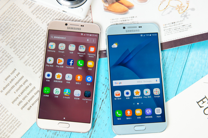 Samsung Galaxy A8 2016 版開箱，粉色系強勢來襲，時尚超有型