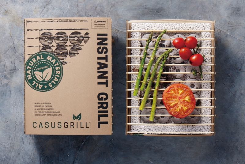 紅遍日本的丹麥烤肉神器，不沾手、不冒火環保烤肉架-CASUSBGRILL