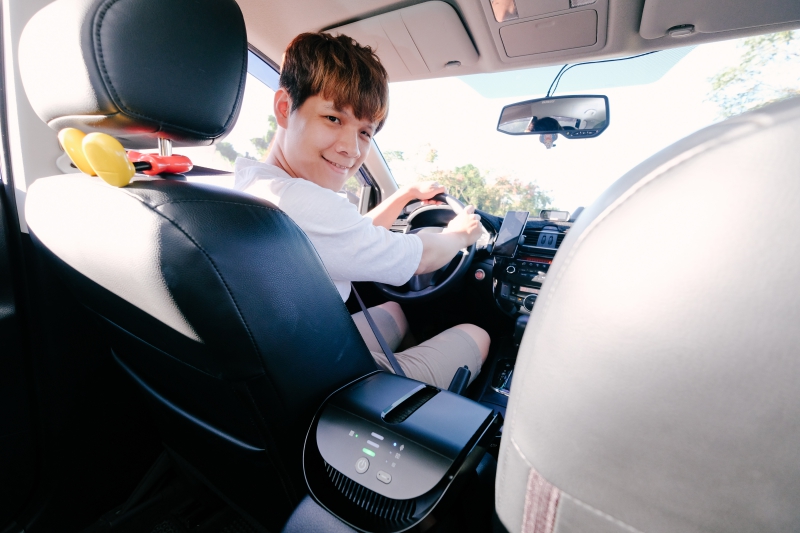 安麗車用空氣清淨機開箱，空污日益嚴重，開車也應該重視！