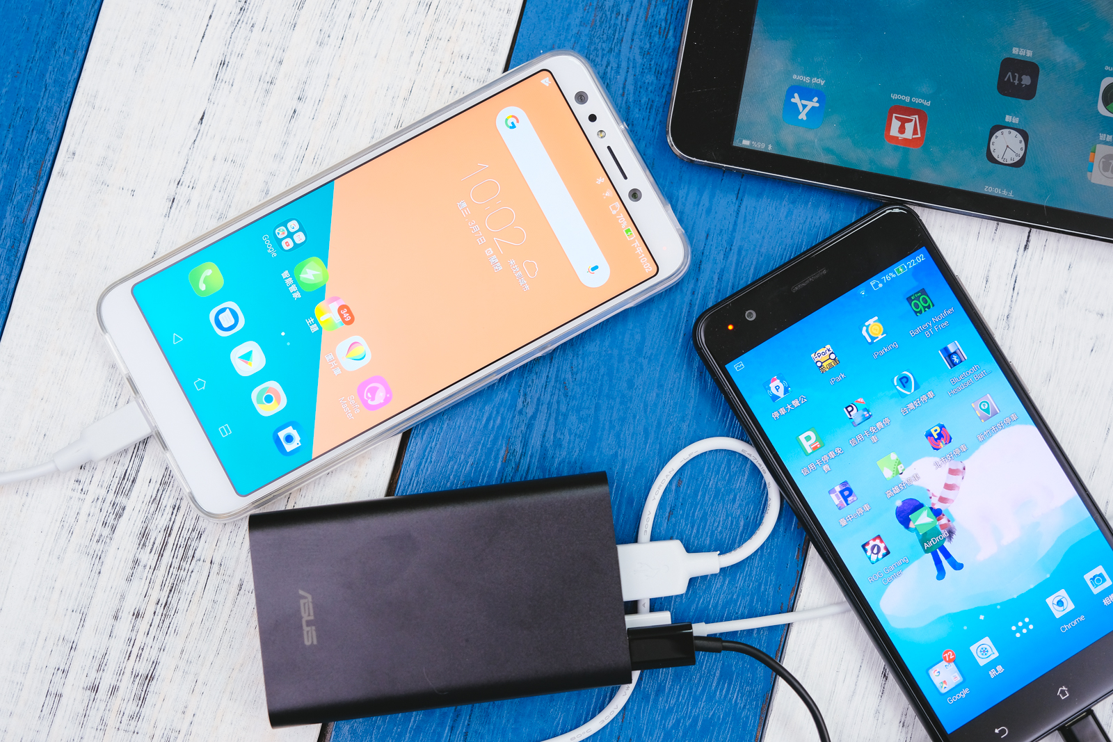 ASUS ZenPower 10050C 行動電源開箱，可同時幫三個設備充電（支援 QC 3.0）