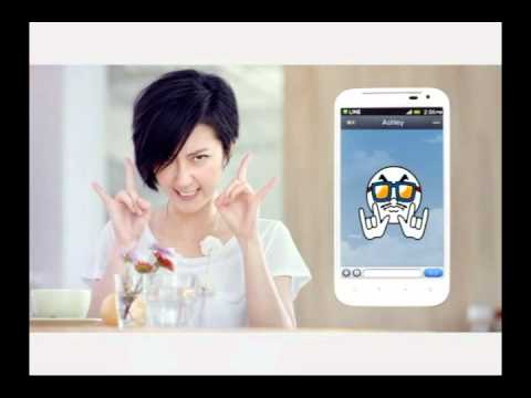 iOS/Android免費網路簡訊/電話APP《Line》再下宣傳猛藥，連電視廣告也插一腳-桂綸鎂代言