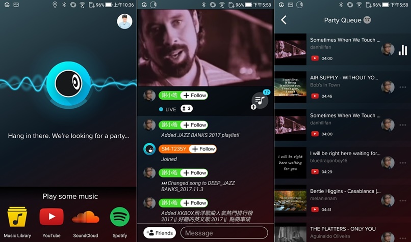 AmpMe - 將歌曲分享給其他手機同步播放，好朋友開趴必備（支援 YouTube 歌單）