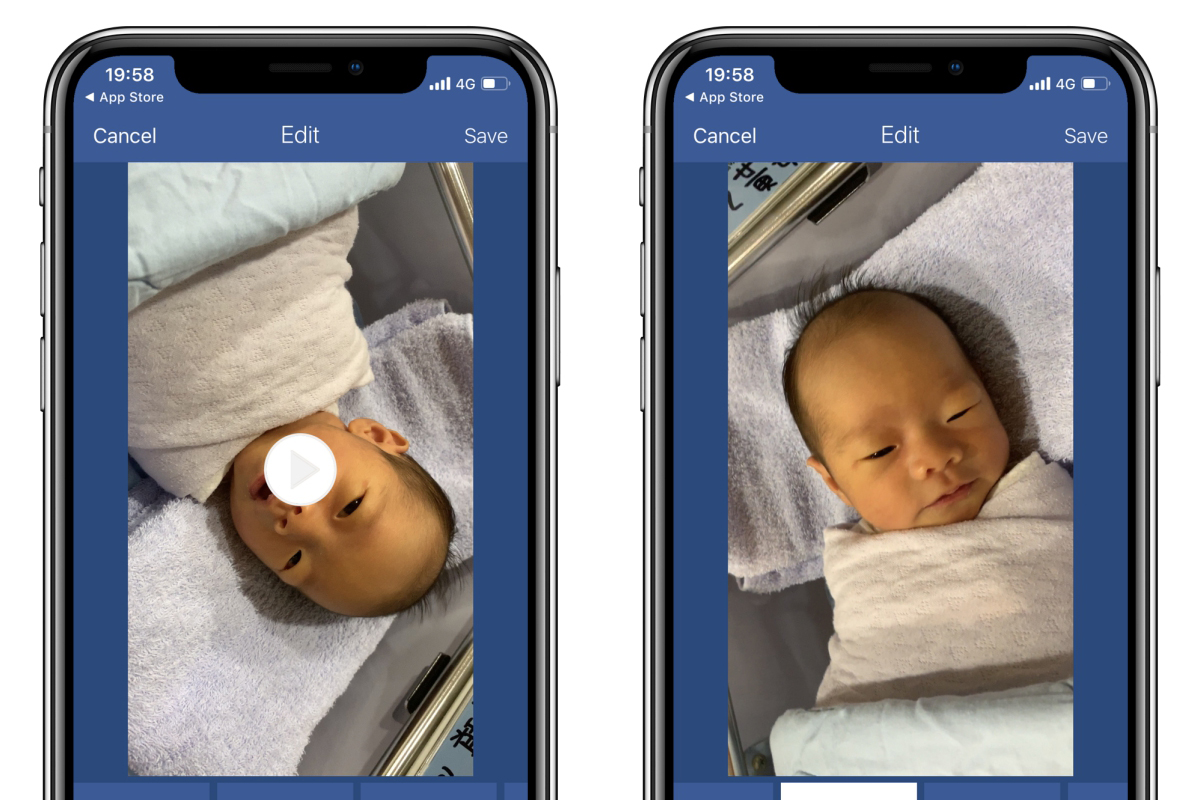 在手機上翻轉影片角度「Video Tools: Reverse Crop Edit」，還可加速或倒轉影片（iOS）
