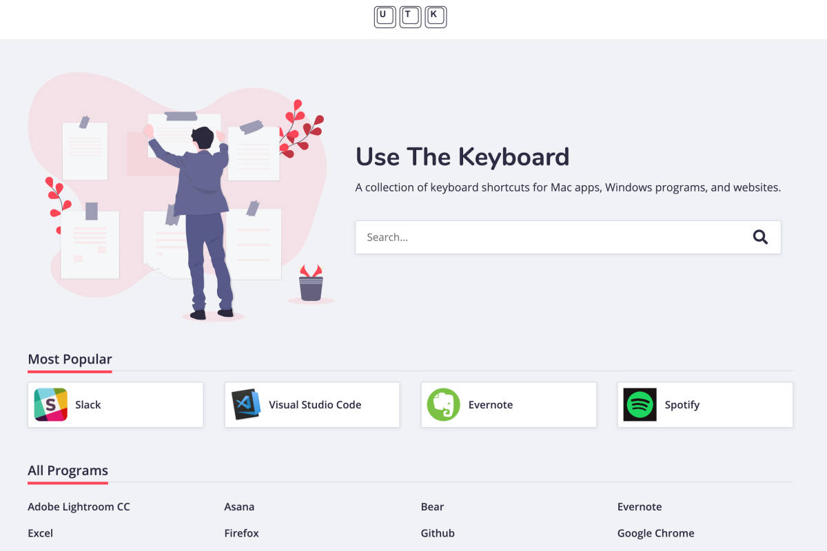 Windows 及 Mac 常用軟體、網站服務快速鍵怎麼按？來「U.T.K」查查