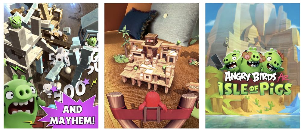 憤怒鳥推出 AR 版本《Angry Birds AR: Isle of Pigs》，只有 iOS 裝置有！