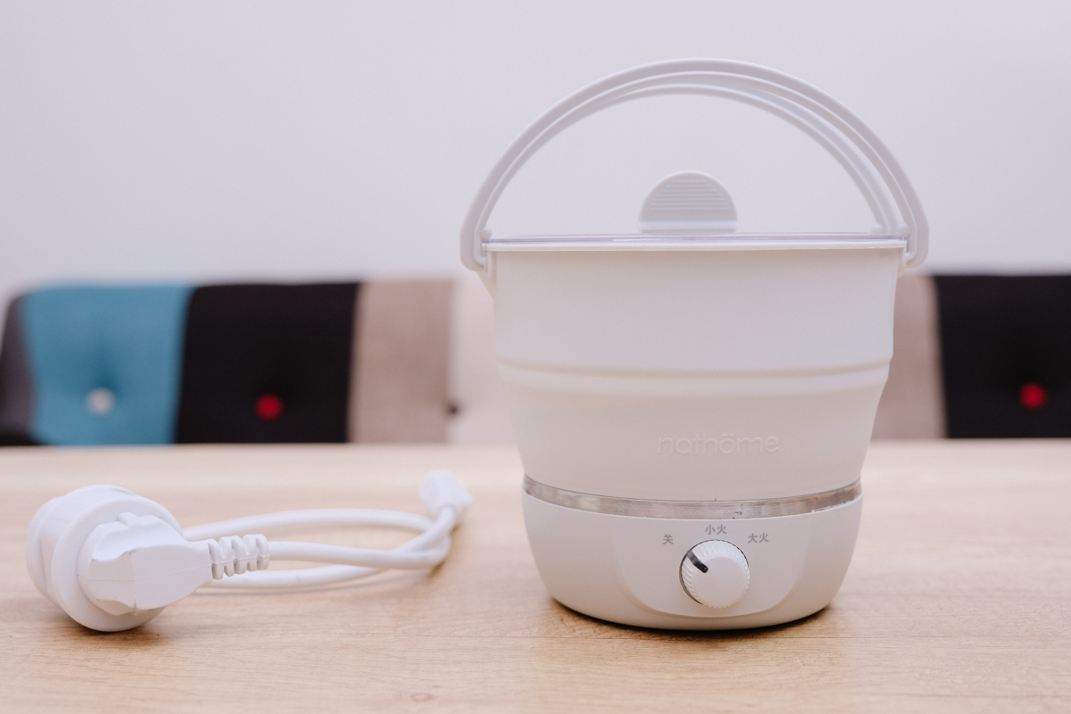 淘寶敗家心得 - 單人、雙人都好用的折疊電煮鍋開箱，學生宿舍、小套房都應該來一個