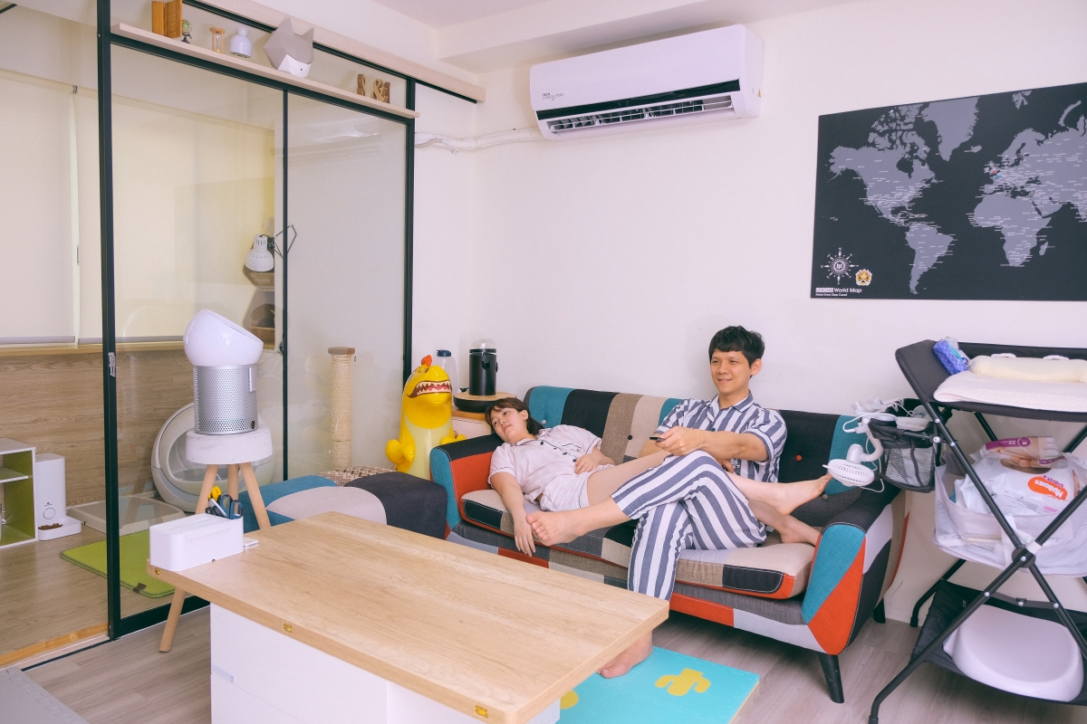 這是一個全家冷氣都有問題的故事，我決定先將客廳換成東元冷氣頂級雲端變頻冷暖空調