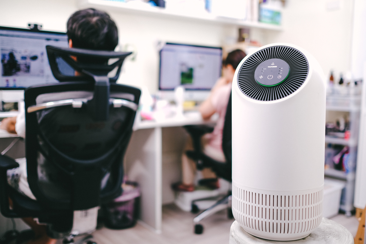 輕巧有質感的德國 TELEFUNKEN 德律風根膠囊清淨機開箱分享，小空間的空氣清淨機好選擇