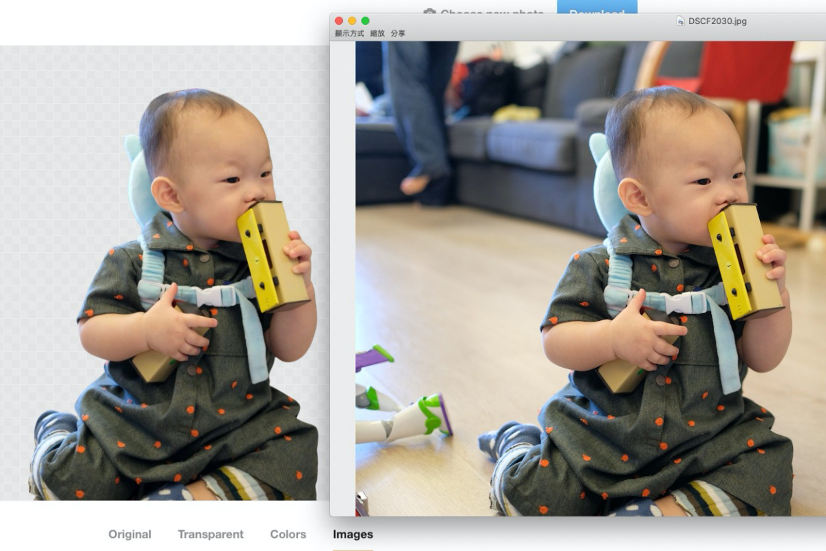 Trace - 超強大的免費線上一鍵去背工具，可輸出原始解析度檔案
