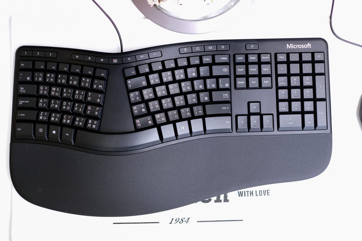 微軟人體工學鍵盤