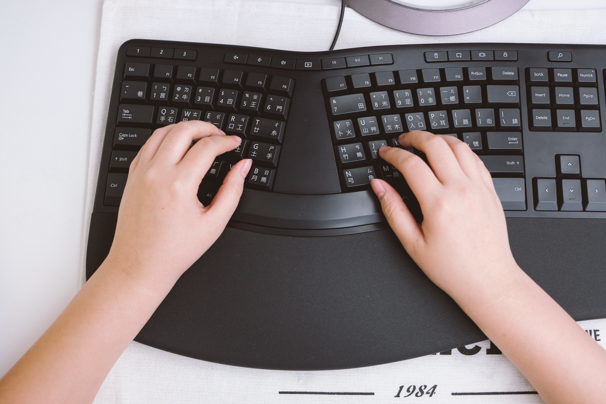 微軟人體工學鍵盤