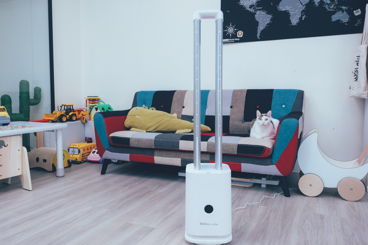 Bmxmao MAO air cooler 2in1 清淨循環無扇葉風扇開箱，美型日系設計、實用/安全兼俱