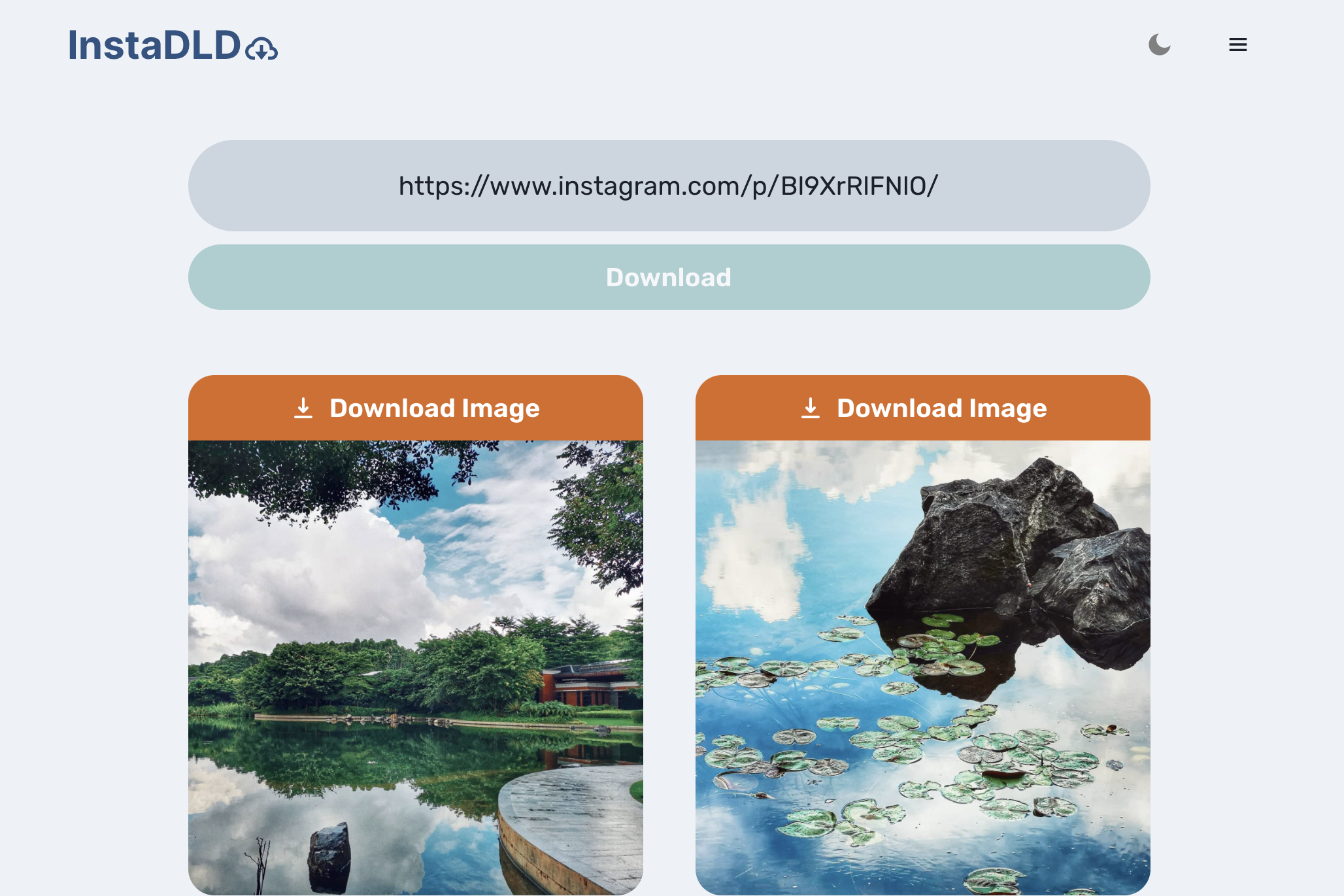 InstaDLD - 貼上 Instagram 網址就可以下載照片或影片，支援多圖貼文