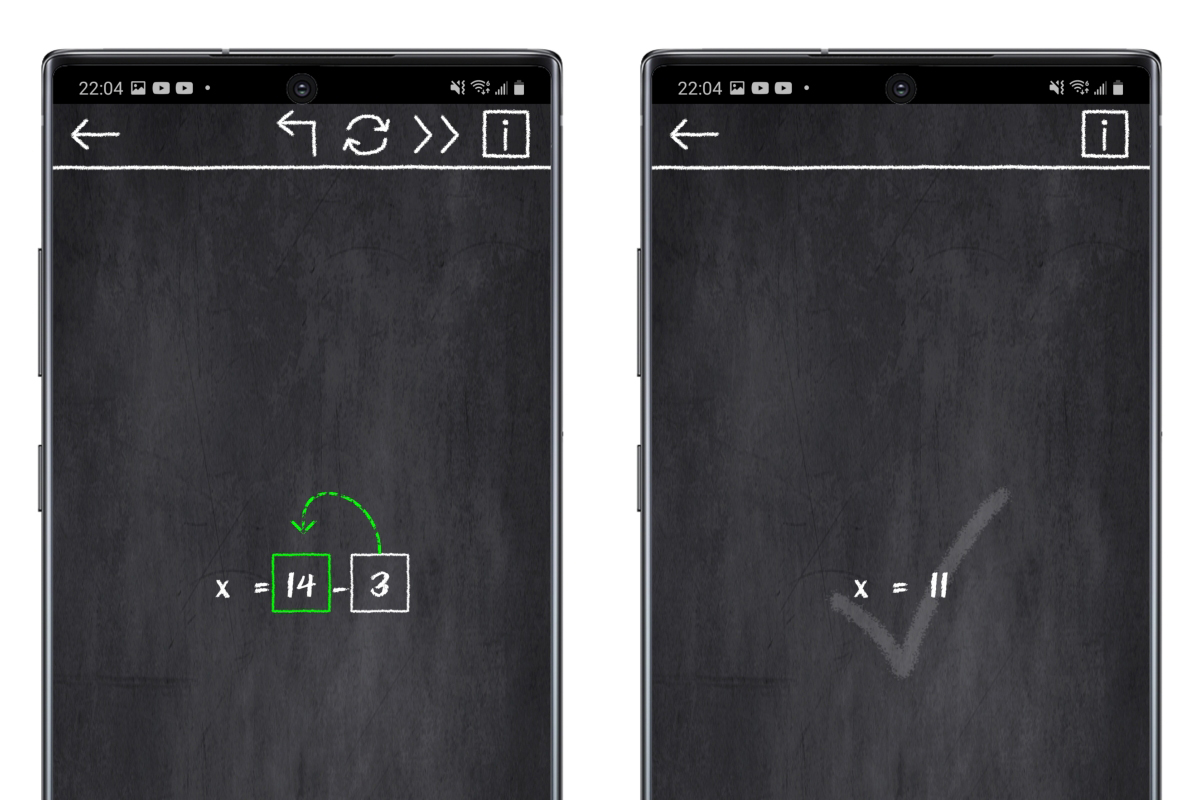 有難度的數學解謎遊戲「x=1」，你能在多少步驟內完成解答？
