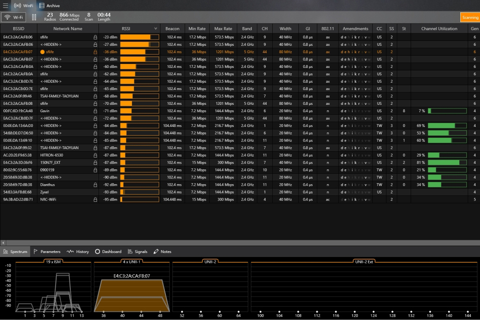 Helge Keck - 查看 Wi-Fi 訊號連線強度及各種詳細資訊