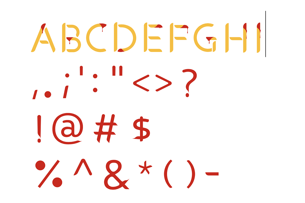 麥當勞薯條體免費開放下載，可商用（僅支援英文及部份符號）