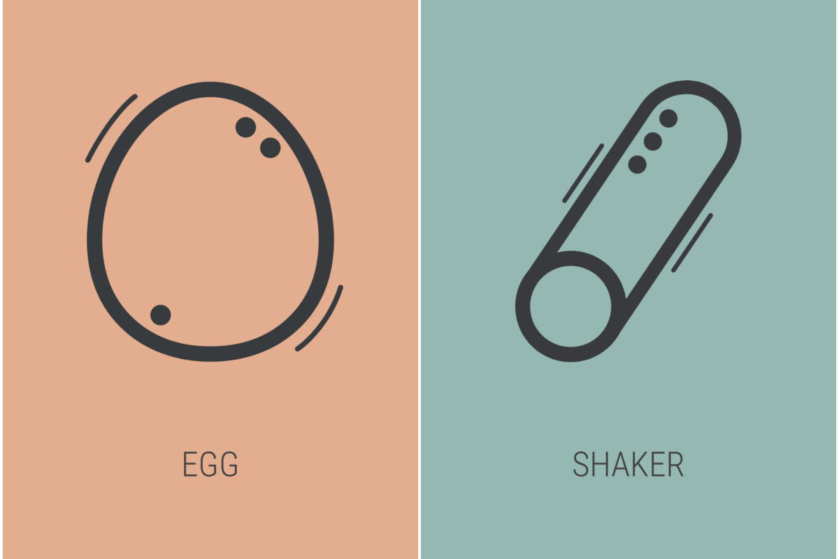 Rassel - 把手機化身手搖樂器，包括蛋沙鈴、手搖沙鈴、手搖鼓及手搖鈴