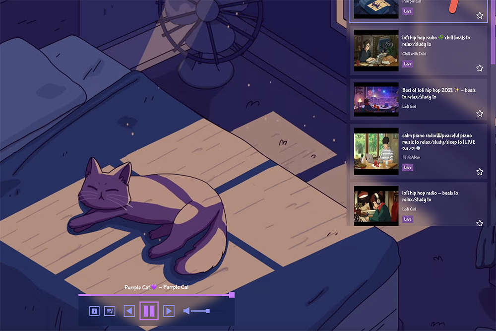 LoFi FM - 在網站建立起 YouTube 播放清單，無廣告、免費註冊