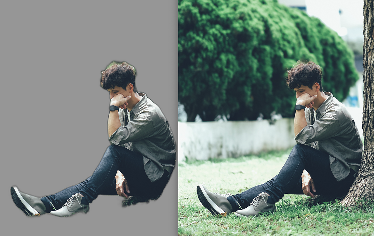 Extract Bg - 免費線上去背工具，可以下載原始解析度，提供多種背景直接替換