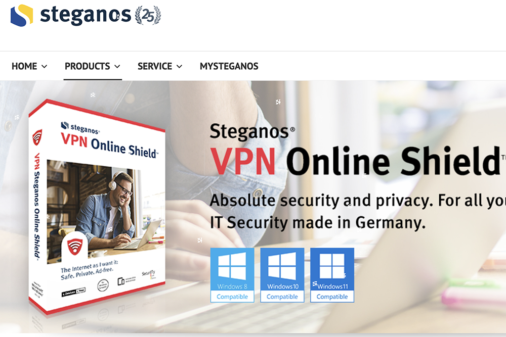 steganos VPN 一年份序號，支援 Windows、macOS、Android 及 iOS 各系統