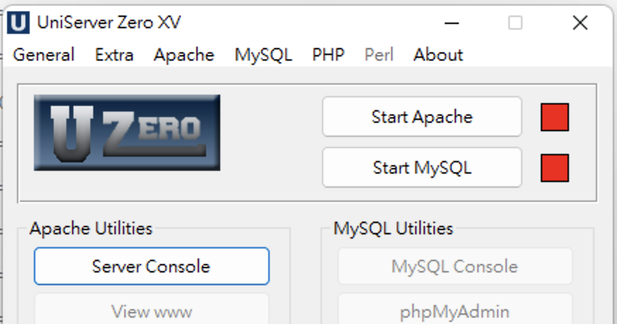 Uniform Server - 免安裝本機架站工具，一鍵啟動搭建 WAMP 測試環境