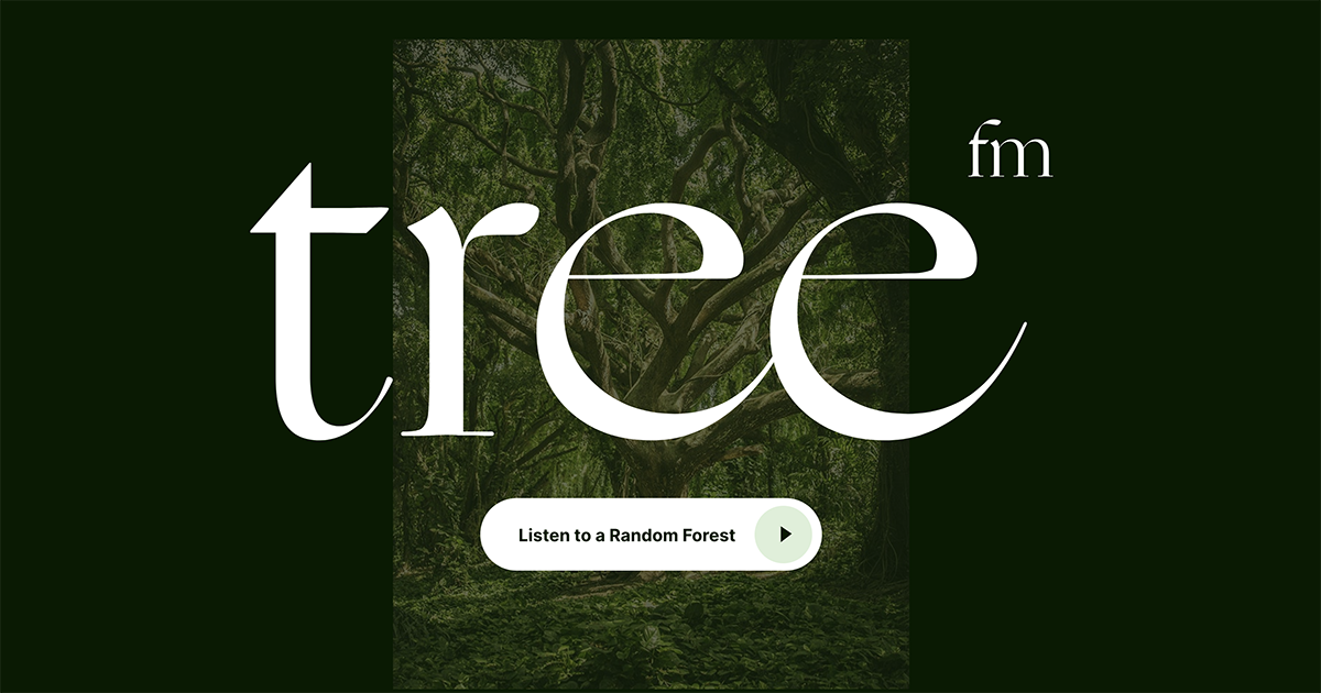 Tree.FM – 收錄全世界 39 座森林的真實聲音，超療癒的白噪音
