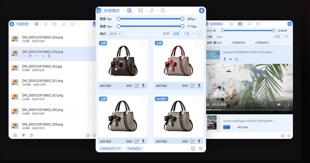 AixDownloader - 下載網頁看到的任意內容，不論是圖片、影片、音樂或網頁語法檔案都可以