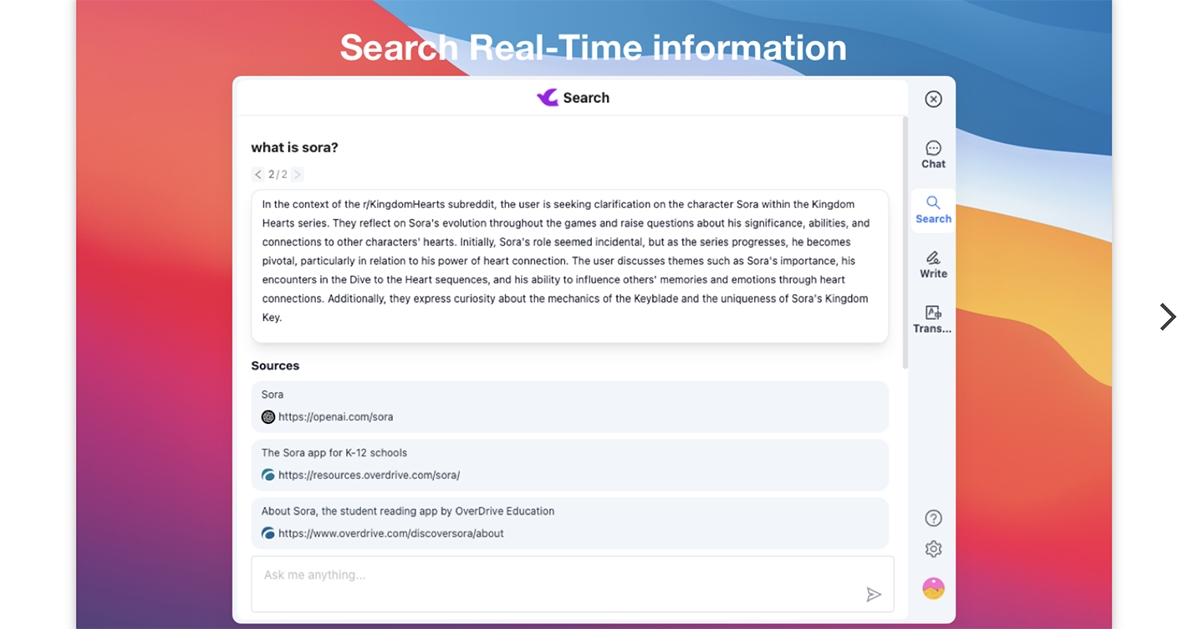 基於 GPT-4 的免費 AI 助理 TinaMind，支援摘要內容、YouTube，還可以生成文章、翻譯等超多功用