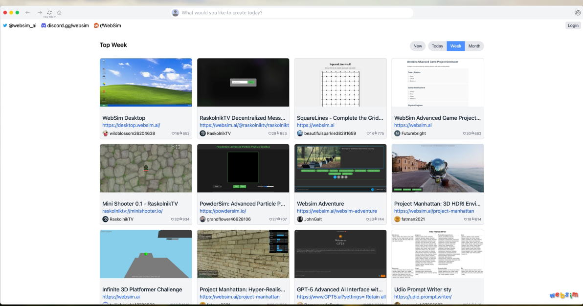 透過 AI 創建網站，製作網頁基本頁面、網頁小遊戲、網頁小工具都可以
