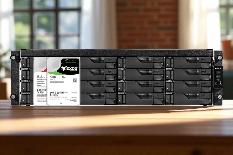 ASUSTOR 發表全新 NAS 系列，攜手 Seagate 打造 30TB 高速儲存方案