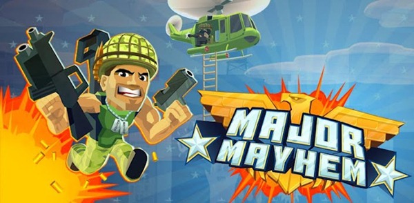 Android/iOS遊戲《Major Mayhem》Q版第三人稱射擊遊戲，簡單又好玩