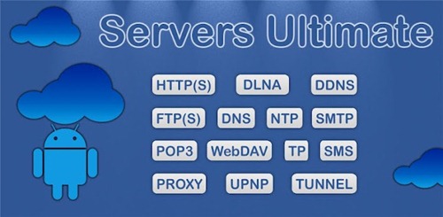 Android軟體《Servers Ultimate》手機也能架設FTP、網頁等超過十種以上伺服器