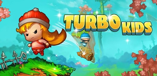 Android 遊戲《Turbo Kids》一直奔跑，還能攻擊對手及升級自己的裝備技能