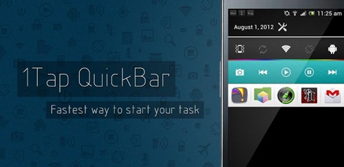 Android 軟體《1Tap Quick Bar -Quick Settings》想到的都能釘上去的快捷開關軟體