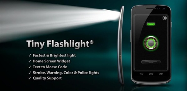 Android 軟體《Tiny Flashlight》多種模式可切換的手電筒工具，照明、警示、補光通通搞定