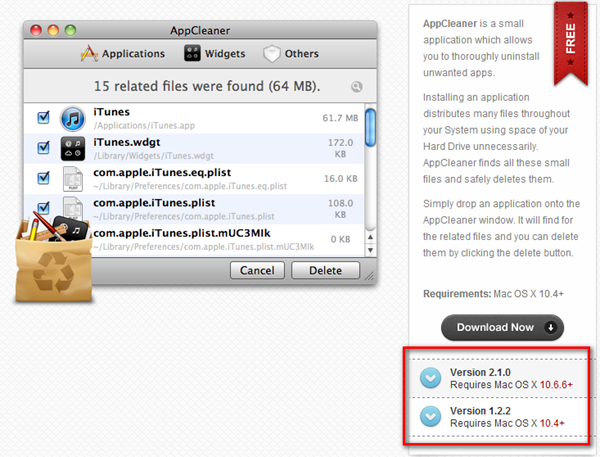 MAC軟體《AppCleaner》完整移除應用程式，避免殘留垃圾檔案