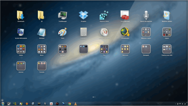 桌面工具《WinLaunch》讓Windows也能有Mac上的LaunchPad介面